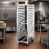 Thumbnail image #2 for Metro Mobile End-Load Pass-Thru Aluminum Tray Rack for 12 18 x 26 or 24 14 x 18 Pans