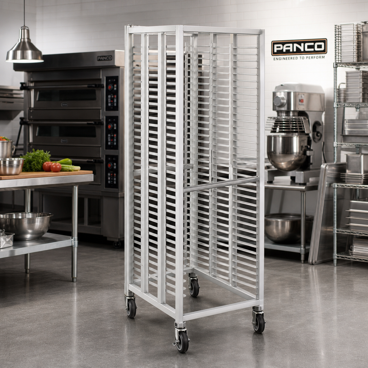 Product image #2 for Panco Mobile Front-Load Wire Pan Rack for 36 Full-Size 18 x 26 Pans
