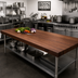Thumbnail image #2 for Boos Block 96-Inch x 36-Inch American Black Walnut Edge Grain Kitchen Countertop with Varnique Finish