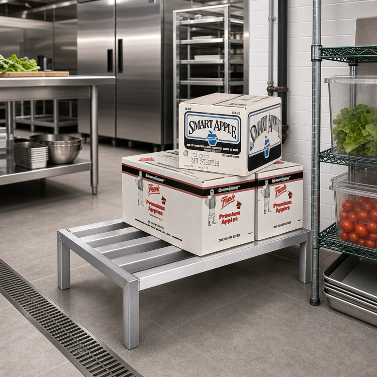 Product image #2 for New Age Lifetime Series Aluminum Dunnage Rack, 48 x 24 x 12 Inches, 4000 lb Capacity