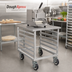 Thumbnail image #2 for DoughXpress TXC-3 Stainless Steel Tortilla Press Storage Cart