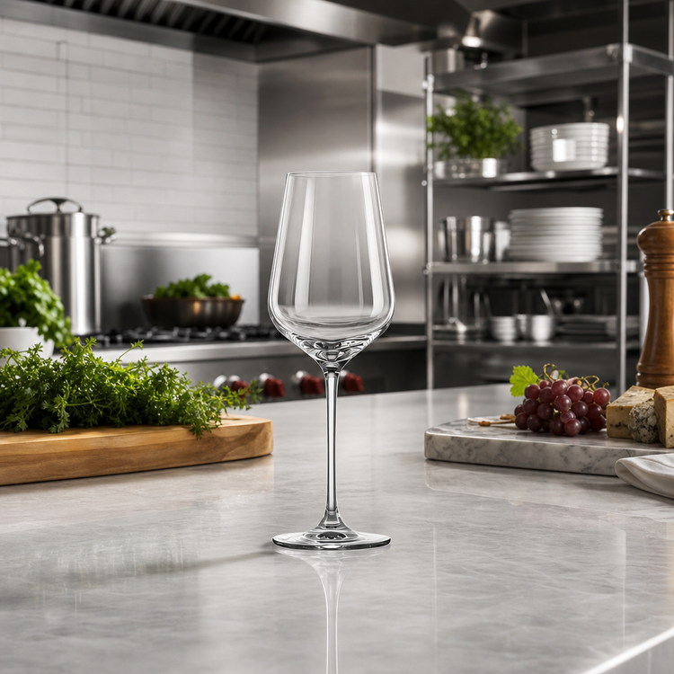 Product image #2 for Lucaris Hong Kong Hip Cabernet Stemmed Wine Glass, 18 oz., Clear