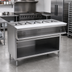 Thumbnail image #2 for Spec-Master Sealed Well Electric Hot Food Table with Open Base, 5-Pan, 79