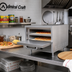 Thumbnail image #2 for Admiral Craft PO-18 Stackable Countertop Electric Pizza Deck Oven with 2 Ceramic Hearth Shelves