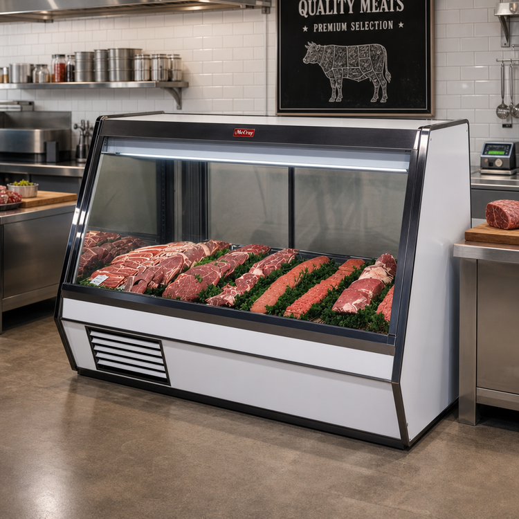 Product image #2 for Howard-McCray 32E Series 50-Inch Self-Contained Red Meat Service Case with LED Lighting