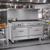Thumbnail image #2 for Southbend Ultimate 60-Inch Commercial Gas Range with 9 Burners, Convection Oven and Cabinet Base