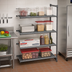 Thumbnail image #2 for Cambro Camshelving Basics Plus 4-Shelf Stationary Add-On Shelving Unit, 24 x 48 x 72 Inch, Vented, Brushed Graphite