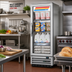 Thumbnail image #2 for True One-Section Framed Glass Swing Door Reach-In Refrigerator with Bottom-Mount, Self-Contained R290 Refrigeration