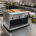 Thumbnail image #2 for Spec-Master PHT3OB-120 3-Pan Electric Portable Hot Food Table