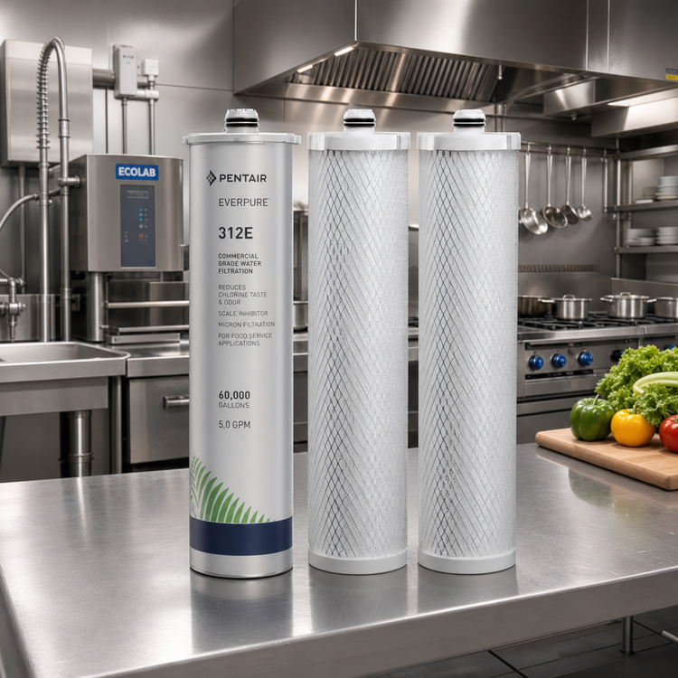 Product image #2 for Everpure 312E Commercial Water Filter Cartridge Kit, 60,000 Gallons, 5.0 GPM