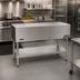 Thumbnail image #2 for Eagle Group 48-Inch Stainless Steel Utility Serving Counter with Solid Top and Open Base