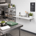 Thumbnail image #2 for Richlite Wall-Mounted Drop Shelf, 36-Inch W x 12-Inch D, 80 lb Capacity