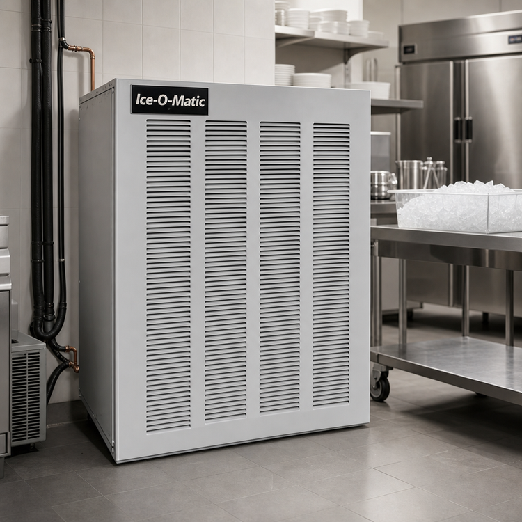 Product image #3 for Ice-O-Matic MFI0800R Flake Ice Maker, Air-Cooled, Remote Condenser Setup, 925 lb Daily Production