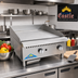 Thumbnail image #2 for Comstock-Castle 36-Inch Countertop Gas Chrome Griddle
