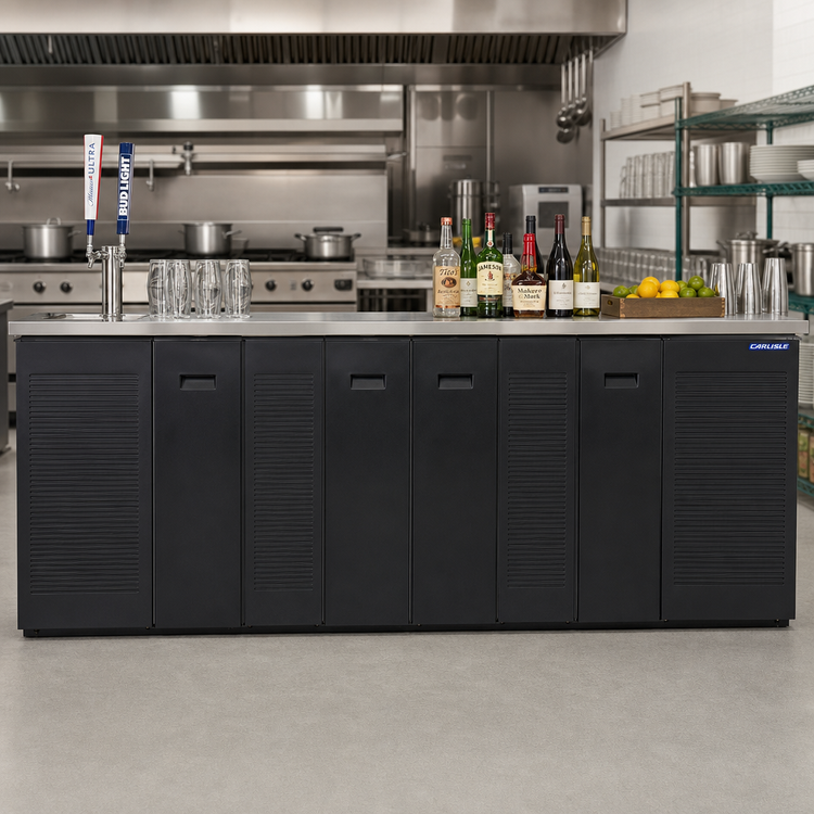 Product image #3 for Carlisle 6-Foot Black Food Bar Door