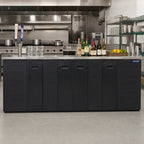 Thumbnail image #3 for CFS Brands 668603 6-Foot Black Food Bar Door