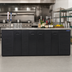 Thumbnail image #3 for Carlisle 6-Foot Black Food Bar Door
