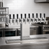 Thumbnail image #2 for 12-Faucet Wide Base Glycol-Cooled Countertop Draft Beer Tower, Extra High, Polished Chrome