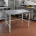Thumbnail image #2 for John Boos Stallion 30 Inch x 24 Inch 14 Gauge Stainless Steel Flat Top Work Table with Safety Edge