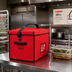Thumbnail image #2 for Cambro GoBag Stadium Delivery Bag, 21 x 15 x 17 Inch, Red, Full-Size Food Pan Capacity