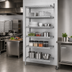 Thumbnail image #2 for EAGLEbrite 5-Tier Add-On Wire Shelving Unit, 24 x 24 x 86 Inches, Zinc Finish