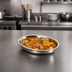 Thumbnail image #2 for American Metalcraft 4 oz Oval Stainless Steel Sauce Cup