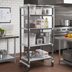 Thumbnail image #2 for Cambro Camshelving Elements XTRA 4-Shelf Solid High-Density Mobile Starter Unit, 21-Inch Deep x 36-Inch Wide x 78-1/4-Inch High, Speckled Gray
