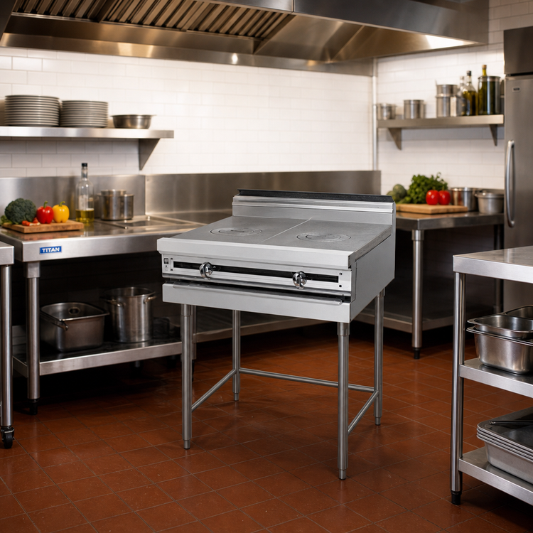 Product image #2 for Titan JMRH-1FHT 18" Modular Gas French Top Range