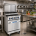 Thumbnail image #2 for Imperial Pro Series 36-Inch Gas Restaurant Range with 3 Open Burners, 3 Step-Up Open Burners, and Standard Oven