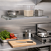 Thumbnail image #2 for Eagle Valu-Master 42 Inch x 21 Inch Solid Commercial Shelf, Gray Epoxy-Coated Galvanized Steel