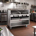 Thumbnail image #2 for Magikitch'n 72-Inch Gas Coal Charbroiler, Floor Model with Open Cabinet Base