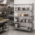 Thumbnail image #2 for Eagle Group 4-Tier Chrome-Plated Wire Add-On Shelving Unit with QuadTruss Design, 60W x 21D x 63H