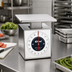 Thumbnail image #2 for Edlund Compact Series SS-16O Stainless Steel Fixed Dial Portion Scale with Oversized Platform