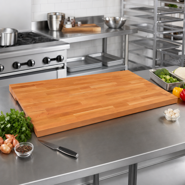 Product image #2 for Boos Block American Cherry Edge Grain Kitchen Countertop, 60 x 32 x 1-1/2 Inch, Varnique Finish