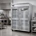 Thumbnail image #2 for Continental Refrigerator 2FENGDHD Extra-Wide Two-Section Reach-in Glass Door Display Freezer