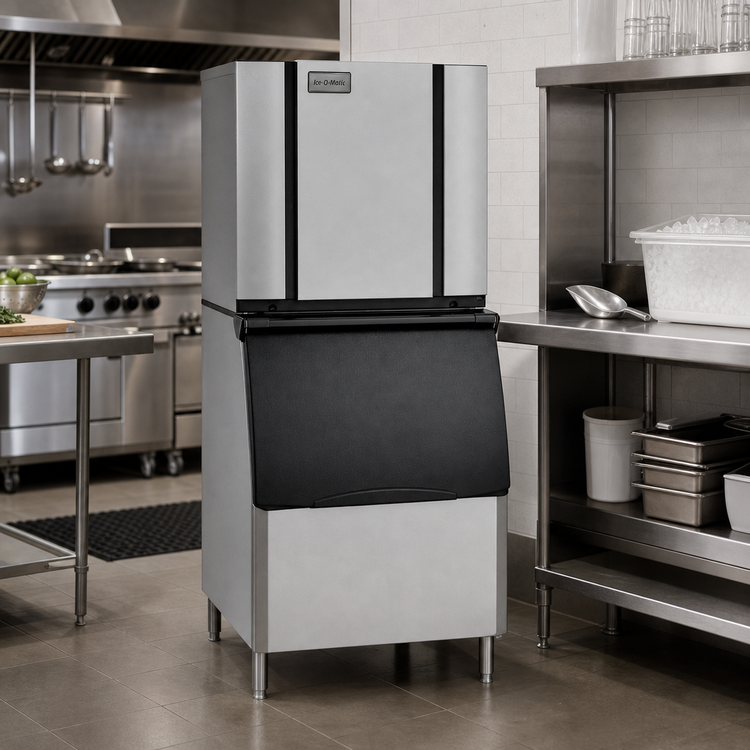Product image #3 for Ice-O-Matic Elevation Series™ CIM0320HW90 Half-Size Cube Modular Ice Maker, 22-Inch Wide, Water-Cooled