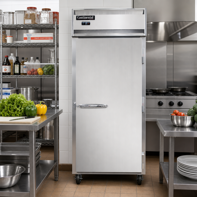 Product image #2 for Continental Refrigerator 1FXNSA One-Section Extra-Wide Reach-In Commercial Freezer with Full-Height Solid Door