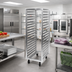 Thumbnail image #2 for Metro Pass-Thru Roll-In Aluminum Refrigerator Rack for 36 18 x 26 Sheet Pans