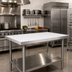 Thumbnail image #3 for John Boos Rectangular Stainless Steel Table Top, 48 x 24 Inch, 1-3/4 Inch Thick