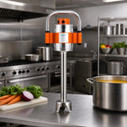 Thumbnail image #2 for Dynamic USA SMX MX042ES Single-Speed Immersion Blender, 14-Inch Stainless Steel Shaft, 20-Gallon Capacity, Detachable Bell