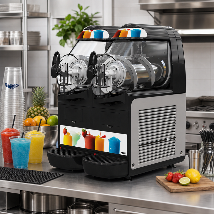 Product image #2 for Vollrath Frozen Beverage / Granita Countertop Dispenser with Two 6-Liter Bowls