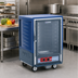 Thumbnail image #2 for Metro C5 3 Series Half-Height Mobile Heated Holding Cabinet with Blue Insulation Armour and Clear Polycarbonate Door