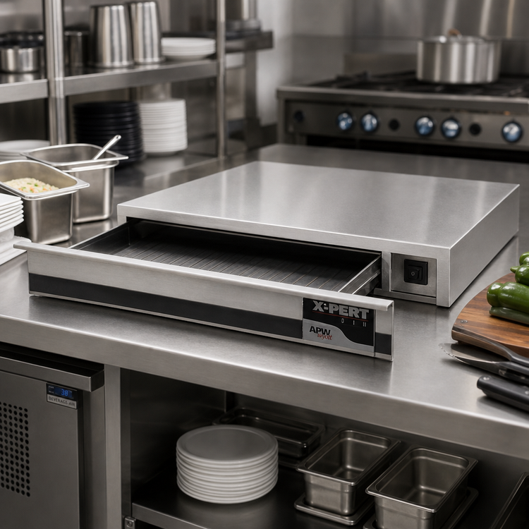 Product image #2 for APW Wyott X*PERT SPTU-30N Compact Thermo Drawer, 19.25-Inch Wide, Heat & Hold, Stainless Steel
