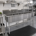 Thumbnail image #2 for John Boos Pro-Bowl 4-Compartment Stainless Steel Sink with 10-Inch Backsplash, 125-1/8 Inch Wide