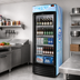 Thumbnail image #2 for Fogel Vertical Beer Froster Glass Door Merchandiser, 18 Cu. Ft., 1 Section, Bottom-Mount Self-Contained Refrigeration