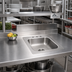 Thumbnail image #2 for Advance Tabco Smart Series™ Single Compartment Drop-In Sink, 19 x 19-Inch, 16 x 14 x 12-Inch Bowl, 304 Stainless Steel