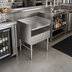 Thumbnail image #3 for John Boos Recessed Freestanding Underbar Drainboard with 3-Inch Backsplash, 18 x 21 Inches