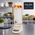 Thumbnail image #2 for Cal-Mil Newport Round Acrylic Single Beverage Dispenser with Ice Chamber and Drip Tray, 3 Gallon