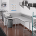 Thumbnail image #2 for John Boos Pro-Bowl 60 x 96-Inch L-Shaped Corner Clean Dishtable, Right-to-Left
