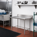 Thumbnail image #2 for Straight Clean Dish Table with 8-Inch Backsplash, 24 x 30 Inches, Right-to-Left Operation